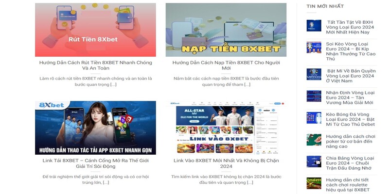 Đôi nét các mục cơ bản trong chuyên mục hướng dẫn 8XBET